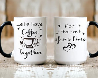 Mr Mrs Mugs Gift Couple Coffee Mug Set Available Wedding Mug Newly Wed Unique Wedding Gift His and Hers Gift Engagement Bride Groom Lovers