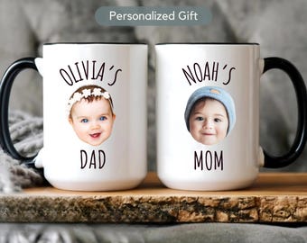 Personalized Baby Face Mug Gift Custom Baby Face Photo Coffee Mug Gift Custom Kids Photo Mothers Day Mug Gift Personalized Photo Mug for Dad