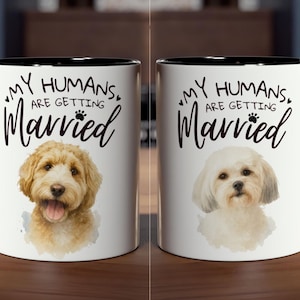 Personalized Engagement Pet Mug Custom Pet Mug Gift for bride to be, Bachelorette Gift Bridal Shower Mug Gift Engaged Mug Newly Engaged Gift
