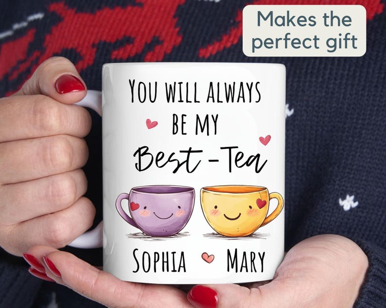 Personalised Funny Friendship Mug I Love Our Friend-Chip Gift