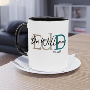 Personalisierte EdD Abschlussbecher Geschenk Benutzerdefinierte Doktor der Ausbildung Becher Geschenk Doktor Abschlussbecher Geschenk Doktorgeschenk Idee Ed.D graduierte Geschenk