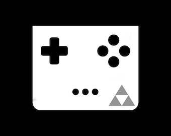 Triforce Grey / Impresión en vinilo transparente / Juego de etiquetas adhesivas analógicas laminadas holográficas para bolsillo / Personalización gratuita