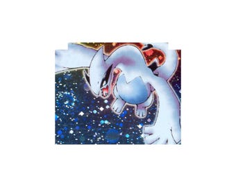 Etiqueta adhesiva holográfica de Lugia para la carcasa superior de GBA SP / Inserto de modificación personalizada para Game Boy