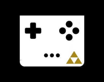 Triforce Gold / Impresión en vinilo transparente / Juego de etiquetas adhesivas analógicas laminadas holográficas para bolsillo / Personalización gratuita