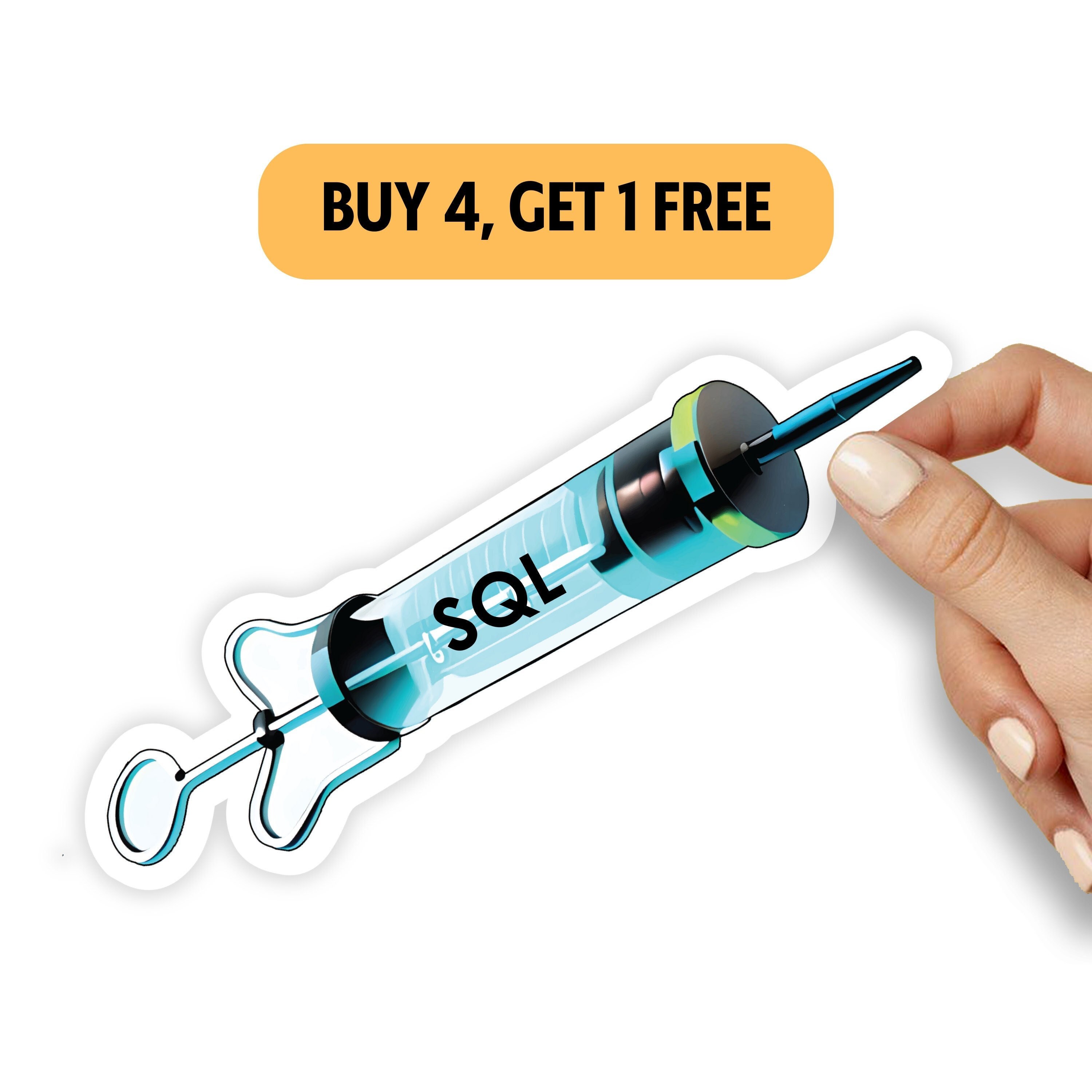 SQL Injection Coder Sticker Fast and Free Shipping in Canada Hacker Die ...