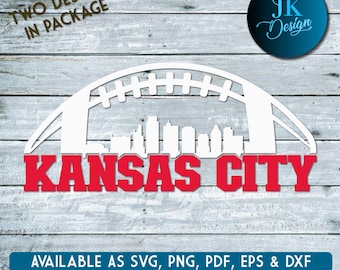 Kansas City Skyline Digital Art | SVG, PNG, PDF | Silhouette & Cricut