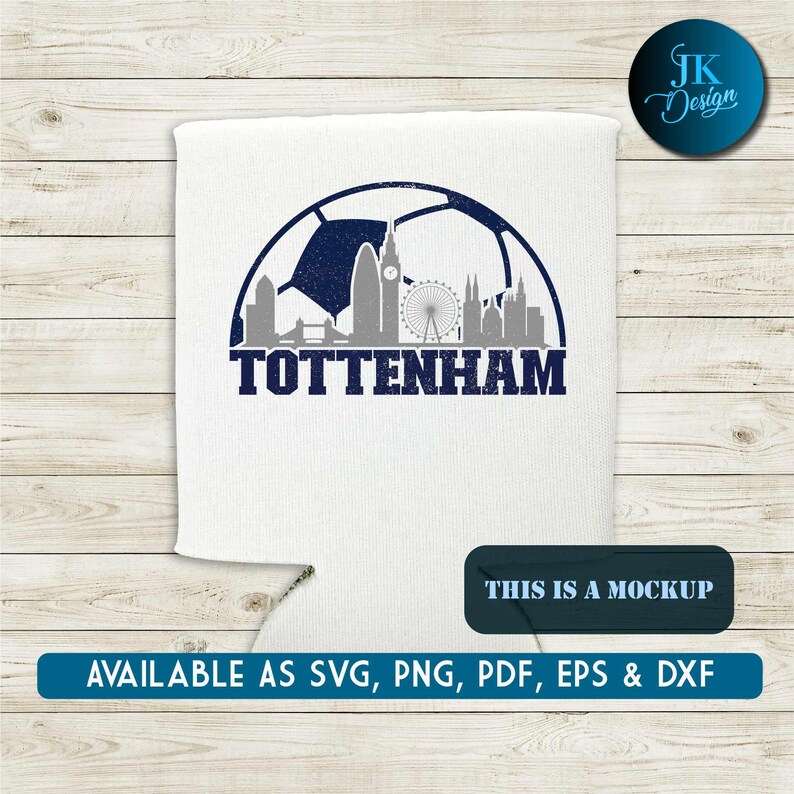 Tottenham London Skyline Digital Art | SVG, PNG, PDF | Silhouette ...