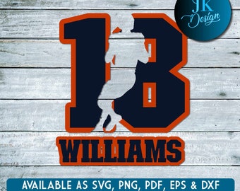 Chicago Caleb Williams #18 SVG Design - Digital Download