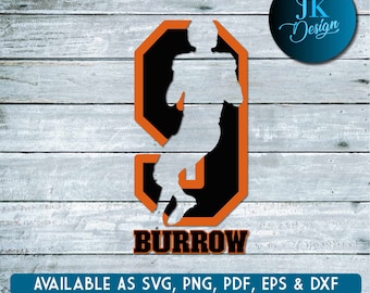 Cincinnati Joe Burrow #9 Diseño SVG - Descarga digital