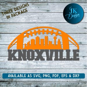 Digitale kunst skyline Knoxville Tennessee | SVG, png, pdf | Silhouet en uitsnede