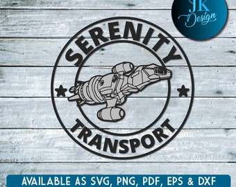 Serenity Transport SVG | Firefly Ship Design (Digital Download)