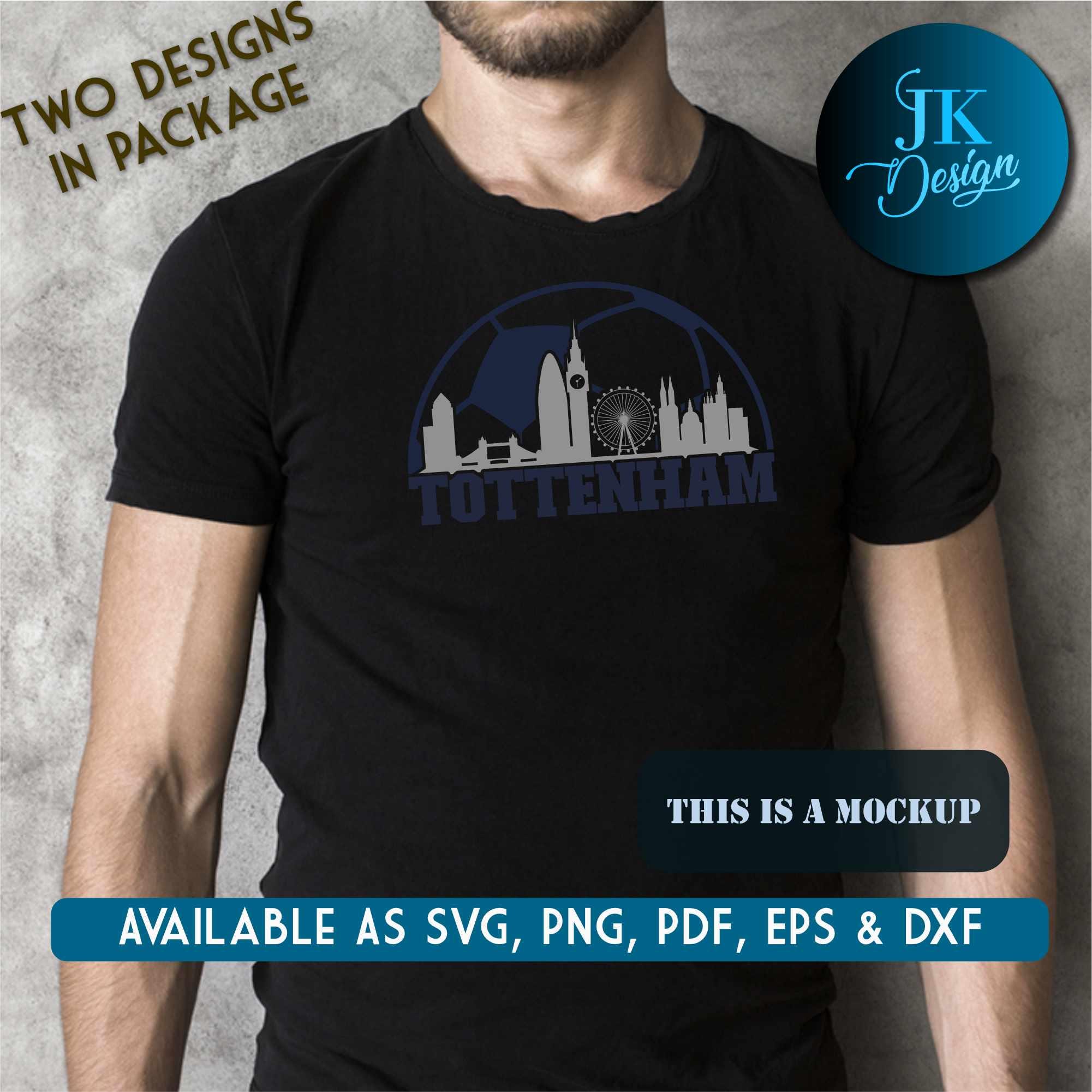 Tottenham London Skyline Digital Art | SVG, PNG, PDF | Silhouette ...
