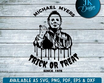 Michael Myers Halloween SVG | Trick or Treat Design (Digital Download)