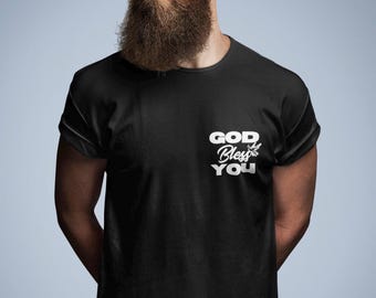 God Bless You Tee | Christian Apparel | Faith-Based Shirt | Religious Clothing | Inspirational T-Shirt | Christian Gift