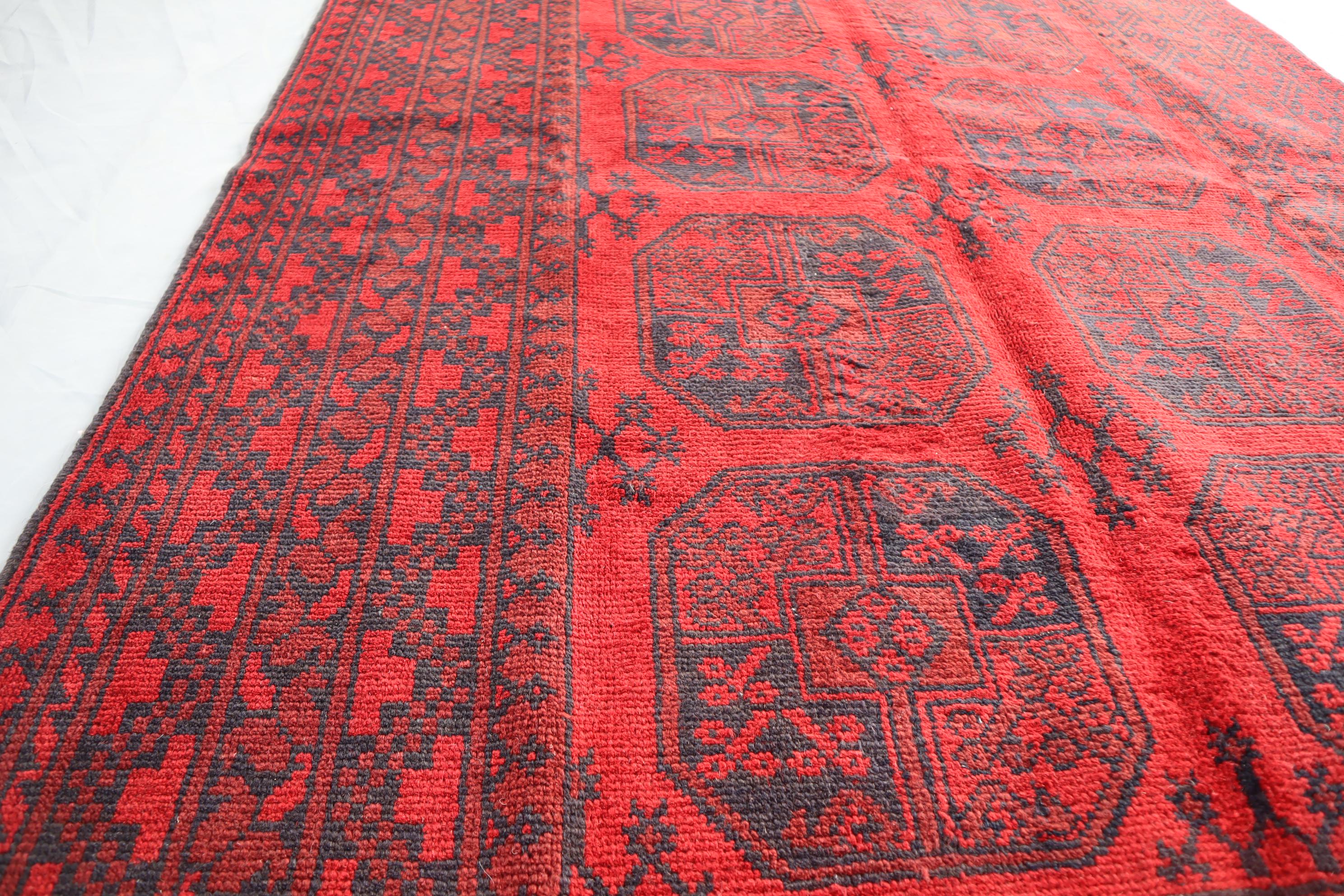 5x8 トルクメン トライバルラグ - ヴィンテージ アフガニスタン