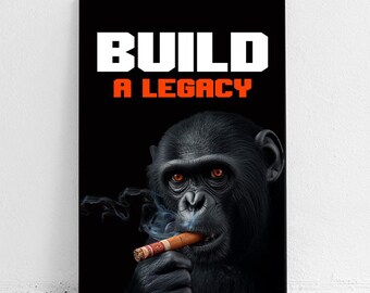 Stampa artistica da parete con la mentalità da CEO / Poster con citazione minimalista per ufficio / Stampa digitale di grandi dimensioni