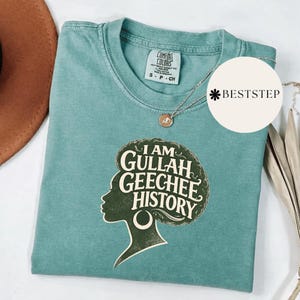 I Am Gullah Geechee Of History PNG: Afro Heritage Cultural Pride Quote Black History png Vintage Typography Clipart (Digital Download)