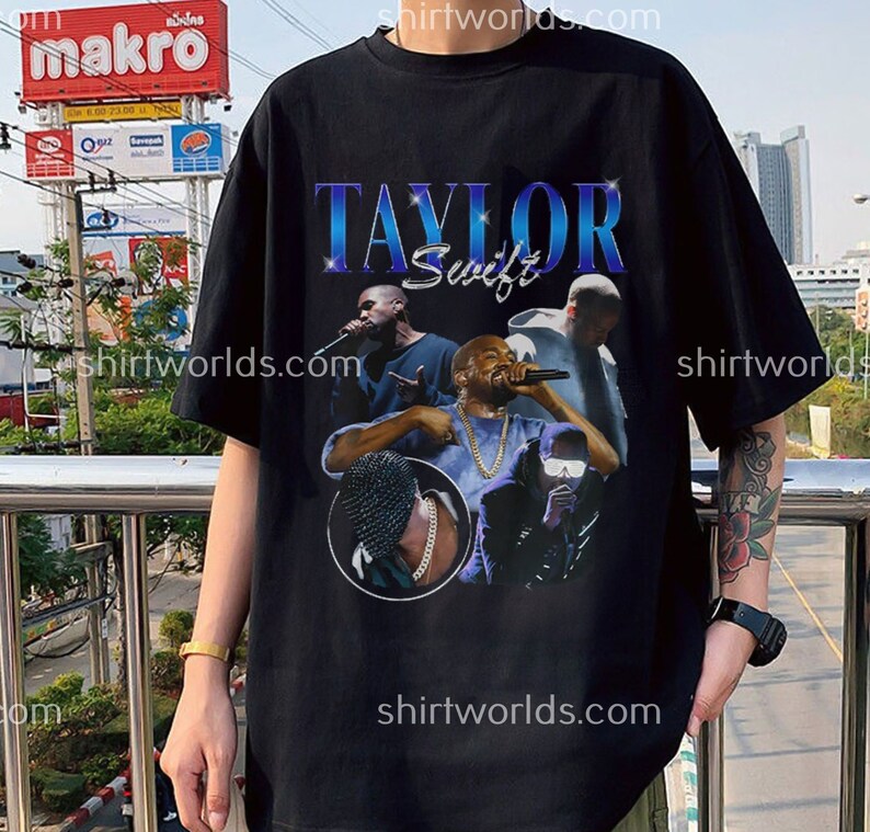 Vintage Taylor Kanye West 90s Shirt, Retro Taylor Kanye West for Fan ...