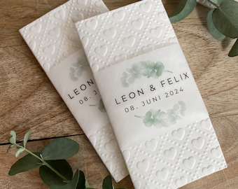 Tears of joy handkerchiefs for your wedding