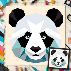 Panda FOUNDATION Pıecıng Pattern, Patchwork schnittmuster,pıecıng pattern,pıecıng mustern,pıcıng Muster,pıcıng Muster,pıcıng Muster