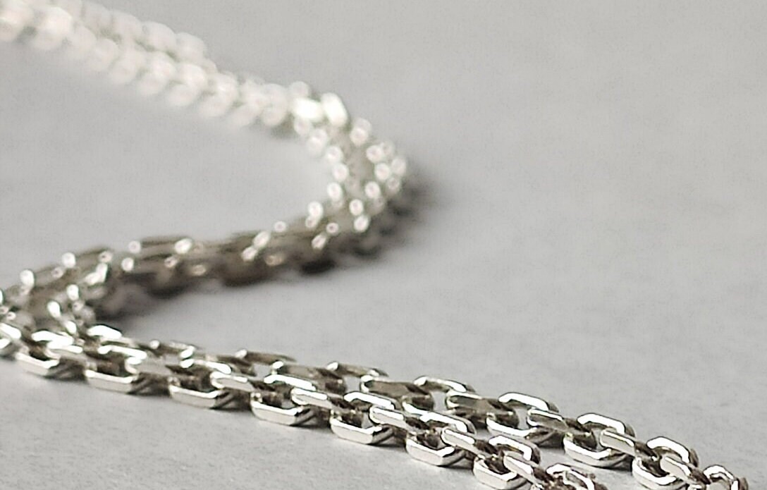 アクセサリー SILVER925 ANCHOR CHAIN NECKLACE Sterling Silver Anchor Chain Necklace - Handmade 2.7mm Weave