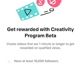 TikTok Creativity Program Bèta-account (in het Verenigd Koninkrijk)