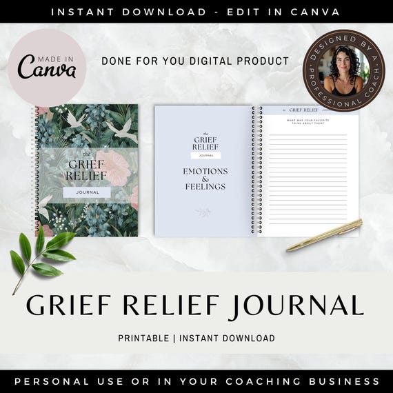 Grief Journal Bereavement Workbook