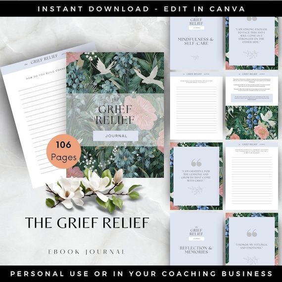 Grief Journal Bereavement Workbook
