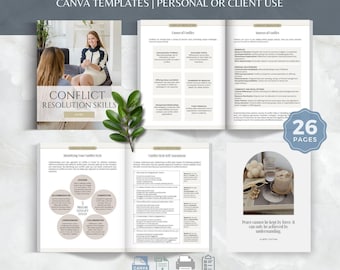 Conflict Resolution Skills Guide, Active Listening, Problem Solving (Digital Download)