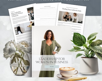 Leadership for Women Business Mini Guide, Female Entrepreneur Growth Tool (Digital Download)