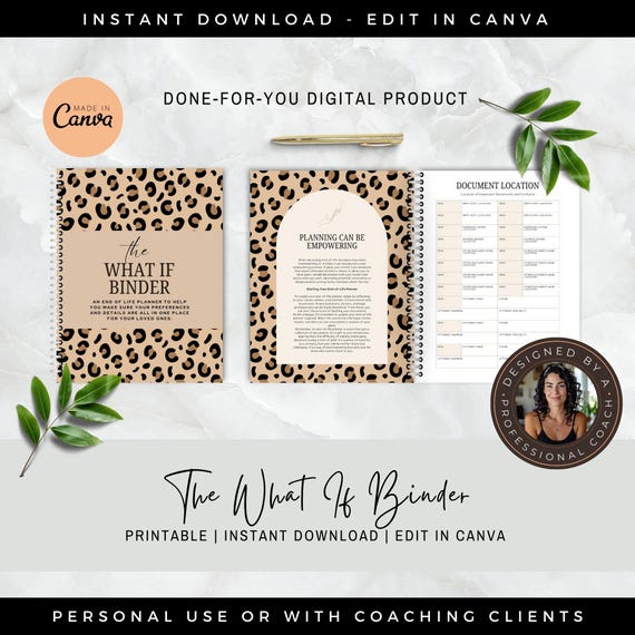 End of Life Planner in Case of Death or Emergency
