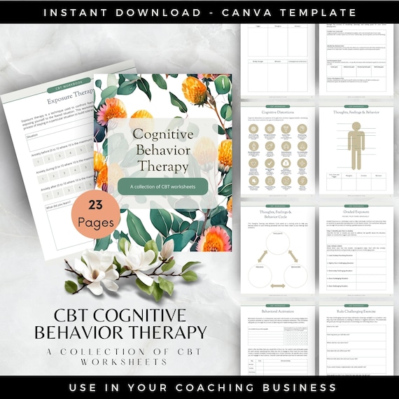 CBT Tools Worksheets Cognitive Behavioural Therapy