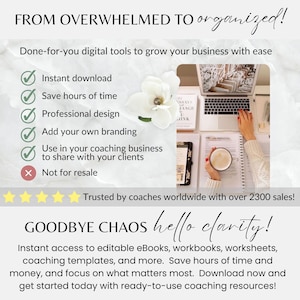 Holistic Coach Canva Website Template, Wellness Landing Page (Digital Download) image 9