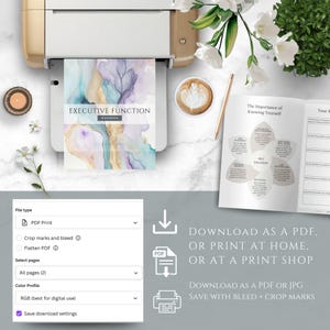 Executive Function Workbook & Planner Resources, eBook Template Canva, Coaching Business Worksheets, ADHD Therapy and Tools, Coping Skills Bild 14