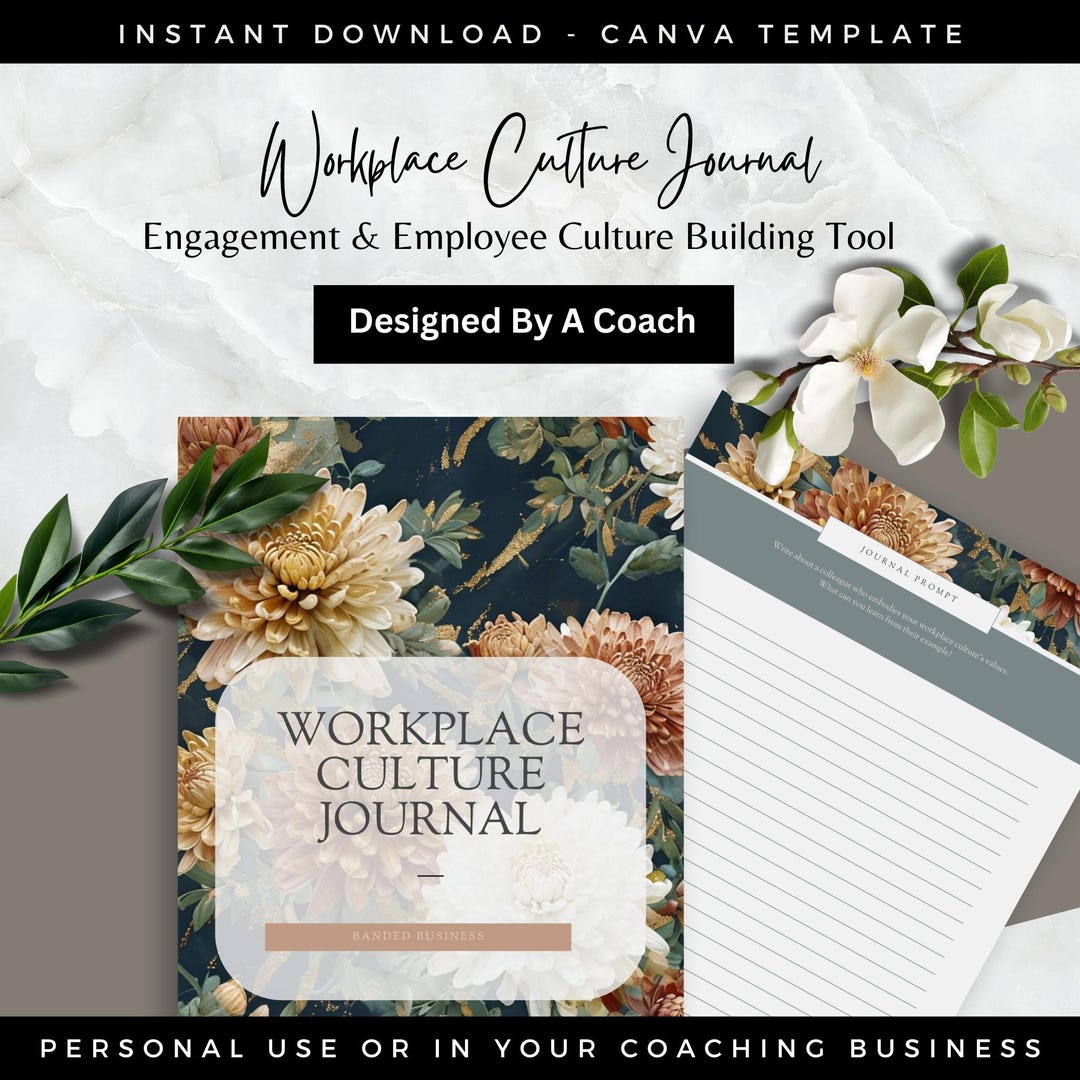 Workplace Culture Journal, Employee Engagement, Career Coaching Tools ...