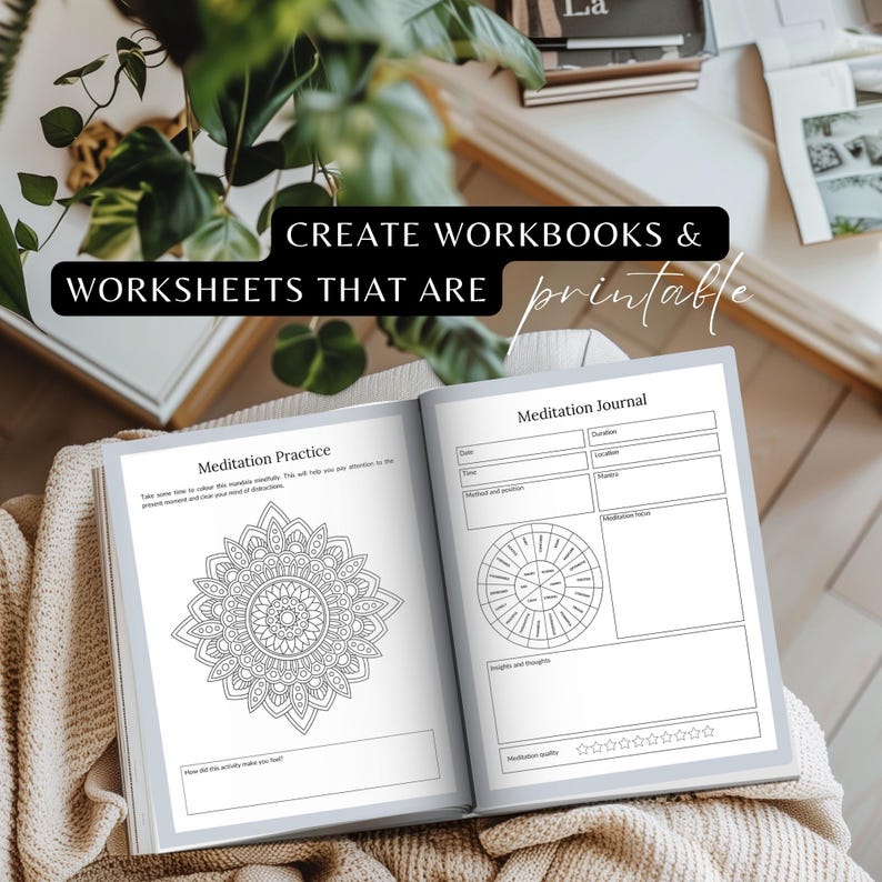 Executive Function Workbook & Planner Resources, eBook Template Canva, Coaching Business Worksheets, ADHD Therapy and Tools, Coping Skills Bild 6