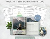 Canva Goal Planner, Self-Growth Coaching Tool & Success Coaching, Mental Health Worksheet, Therapy Resource, Editable Template, Mindset Tool