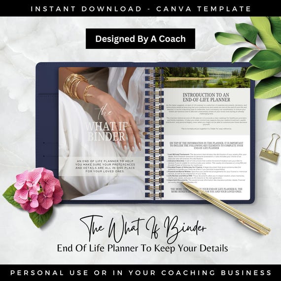 End of Life Planner in Case of Death or Emergency