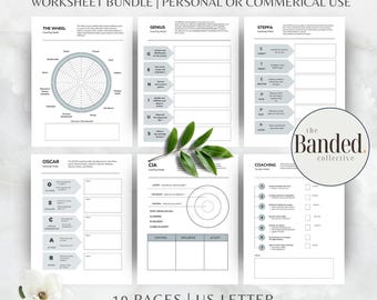 Coaching Tool Templates, Brandable Business Toolkit (MRR PLR)