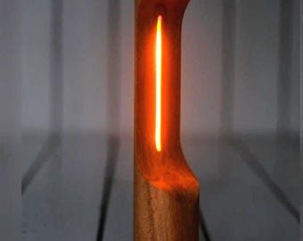 Desk Lamp, Wood Lamp, Decorative Lamp, Wooden Table Lamp, Modern Lighting, Home Decor, Bedside Lamp, Contemporary Desk Lamp, Office Lamp