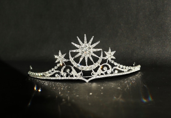 Stars and Moon Crown, Flash Diamond Crown,starmoon Bride  display picture 3