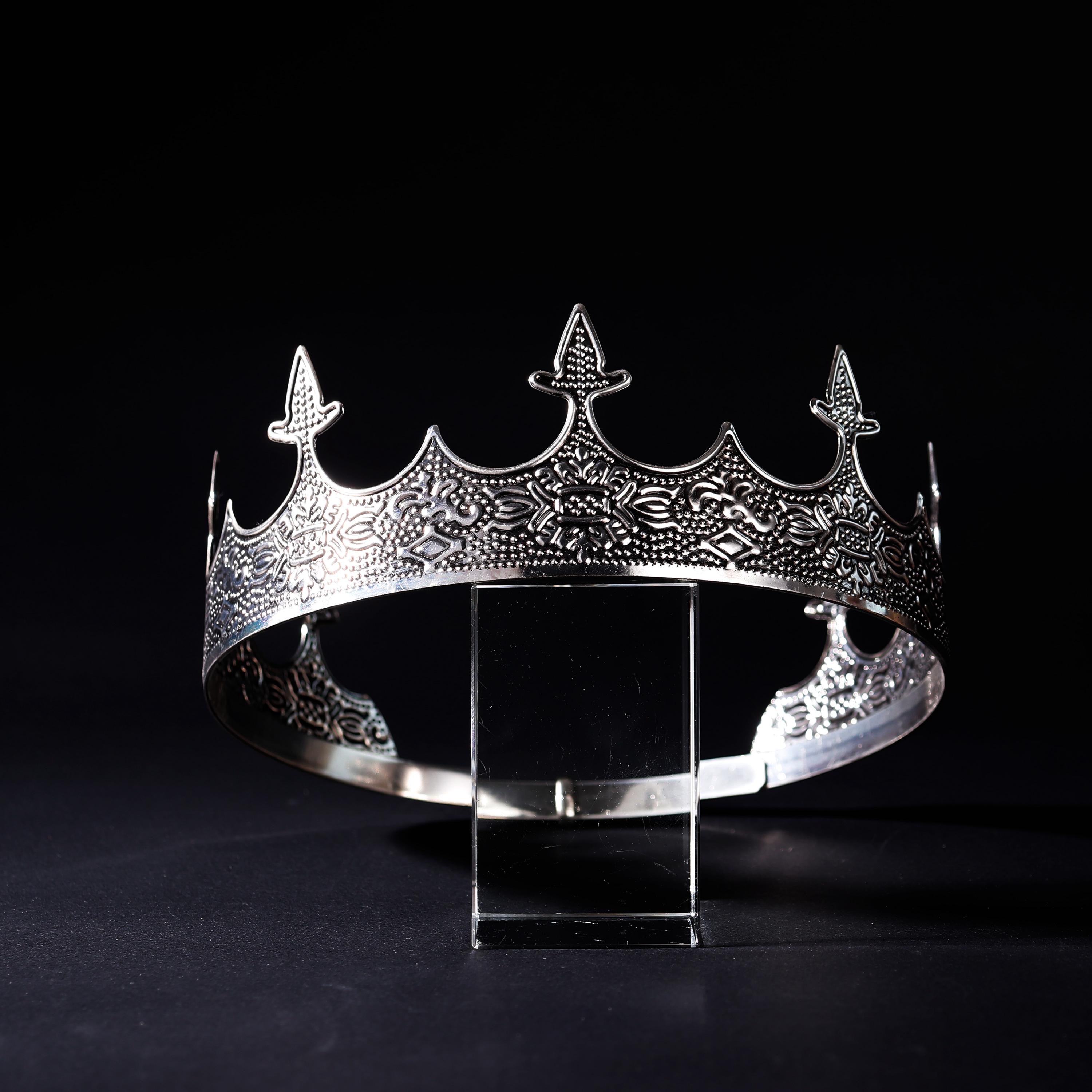 Elegant Black and Silver Tiara from medieval times Scottsdale az Black Tiara - Etsy main image 3