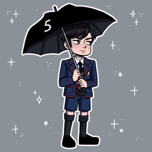 Umbrella Academy Five Sticker