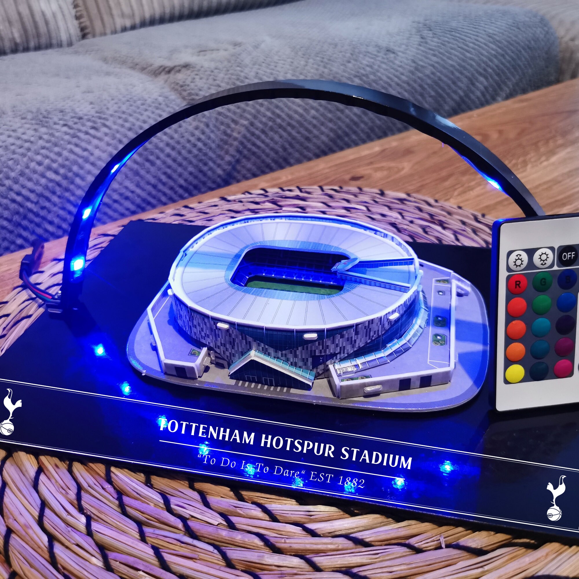 LED Lightup Football Stadium Night Light Gift. Etsy