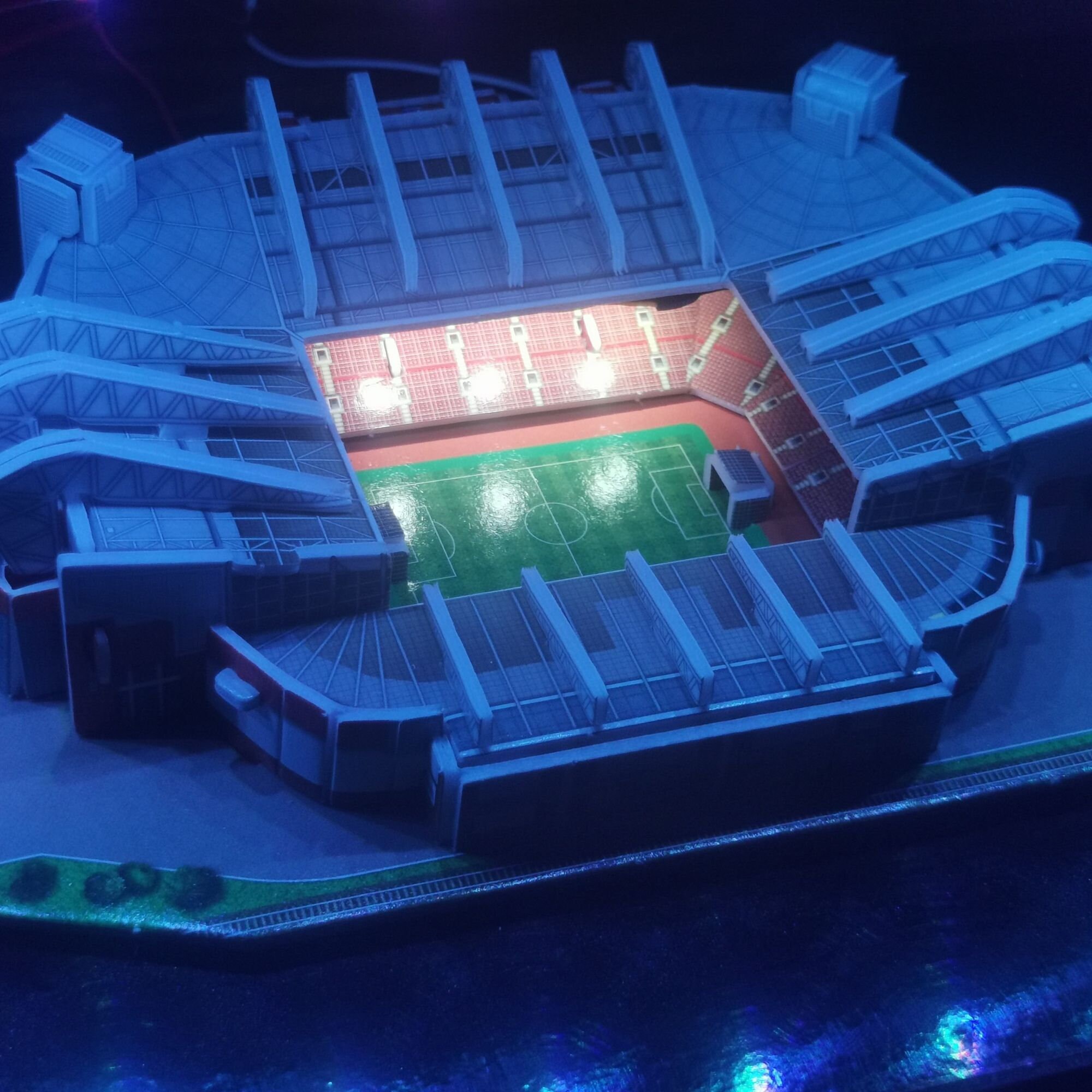 LED Lightup Football Stadium Night Light Gift. Etsy