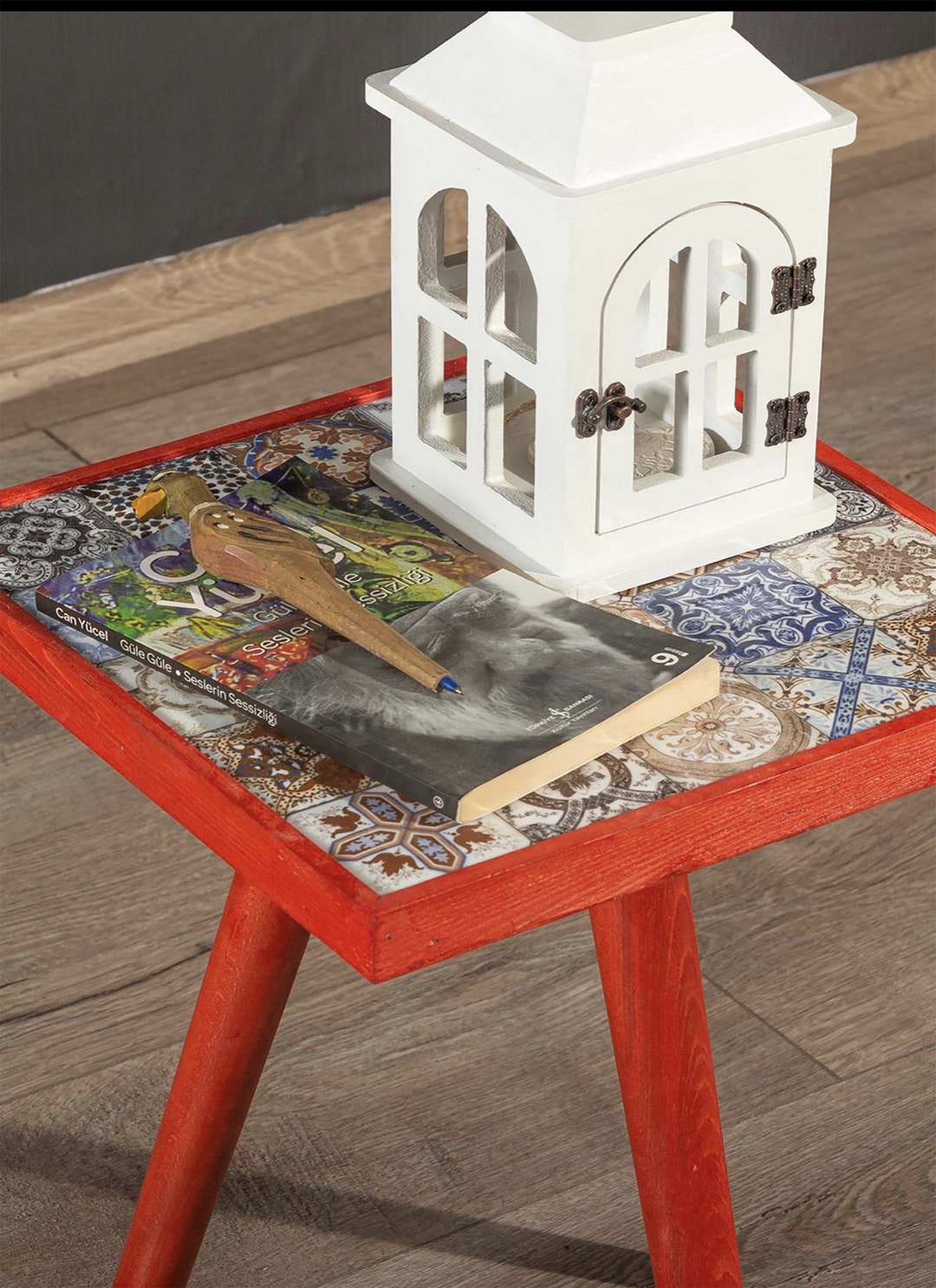 Ceramic Tile Coffee Table,mexican Tile Table,wooden Coffe Table,tiled Table, Bedside Table,side