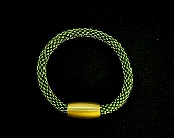 Perlenarmband, Häkelarmband, Schlaucharmband, Glasperlenarmband