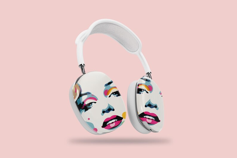 Art Pop Marilyn Monroe AirPods Max Case: Durable Polycarbonate image 1