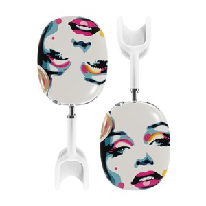 Art Pop Marilyn Monroe AirPods Max Case: Durable Polycarbonate image 3