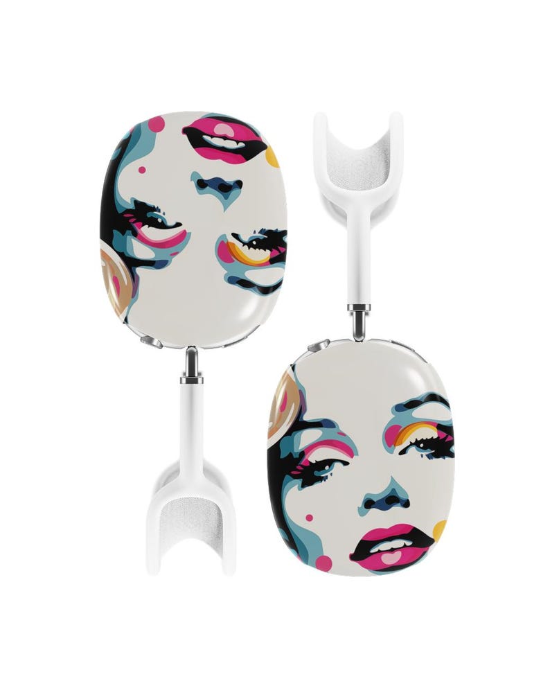 Art Pop Marilyn Monroe AirPods Max Case: Durable Polycarbonate image 3